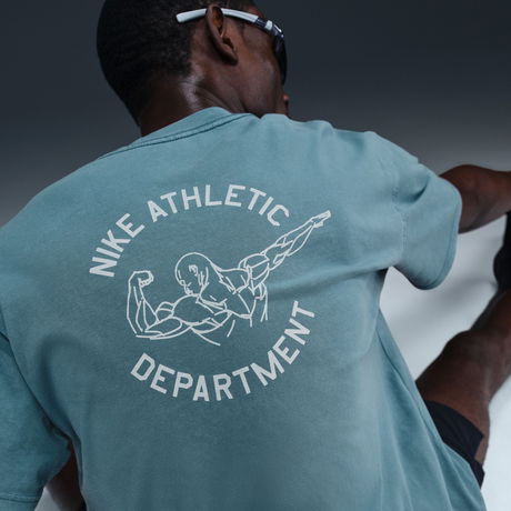 NIKE - Tee Max90 Gym Culture Erkek Mavi Tişört