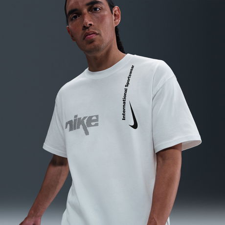 NIKE - Tee Max90 Swoosh Sport Erkek Beyaz Tişört