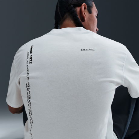 NIKE - Tee Max90 Swoosh Sport Erkek Beyaz Tişört (1)