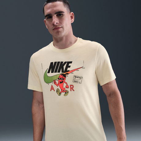 NIKE - Tee OC Med GFX Erkek Bej Tişört