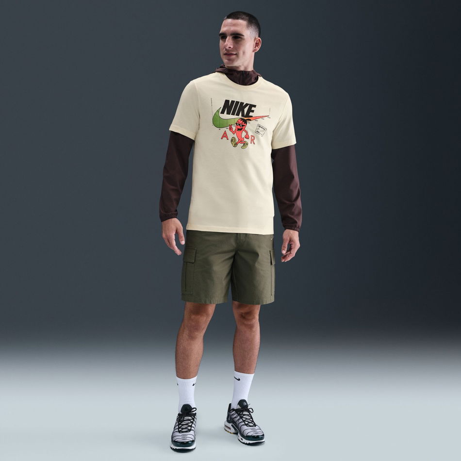 Tee OC Med GFX Erkek Bej Tişört