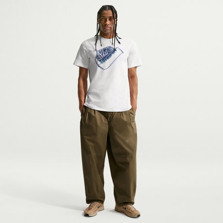 NIKE - Tee Std Blur Futura Erkek Beyaz Tişört (1)