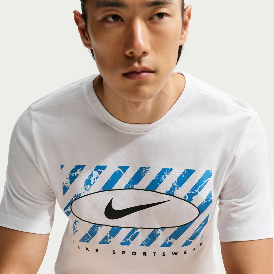 Tee Std Club Swoosh Erkek Beyaz Tişört