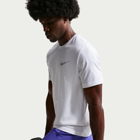 NIKE - Tee Std Training Thermal Erkek Beyaz Tişört