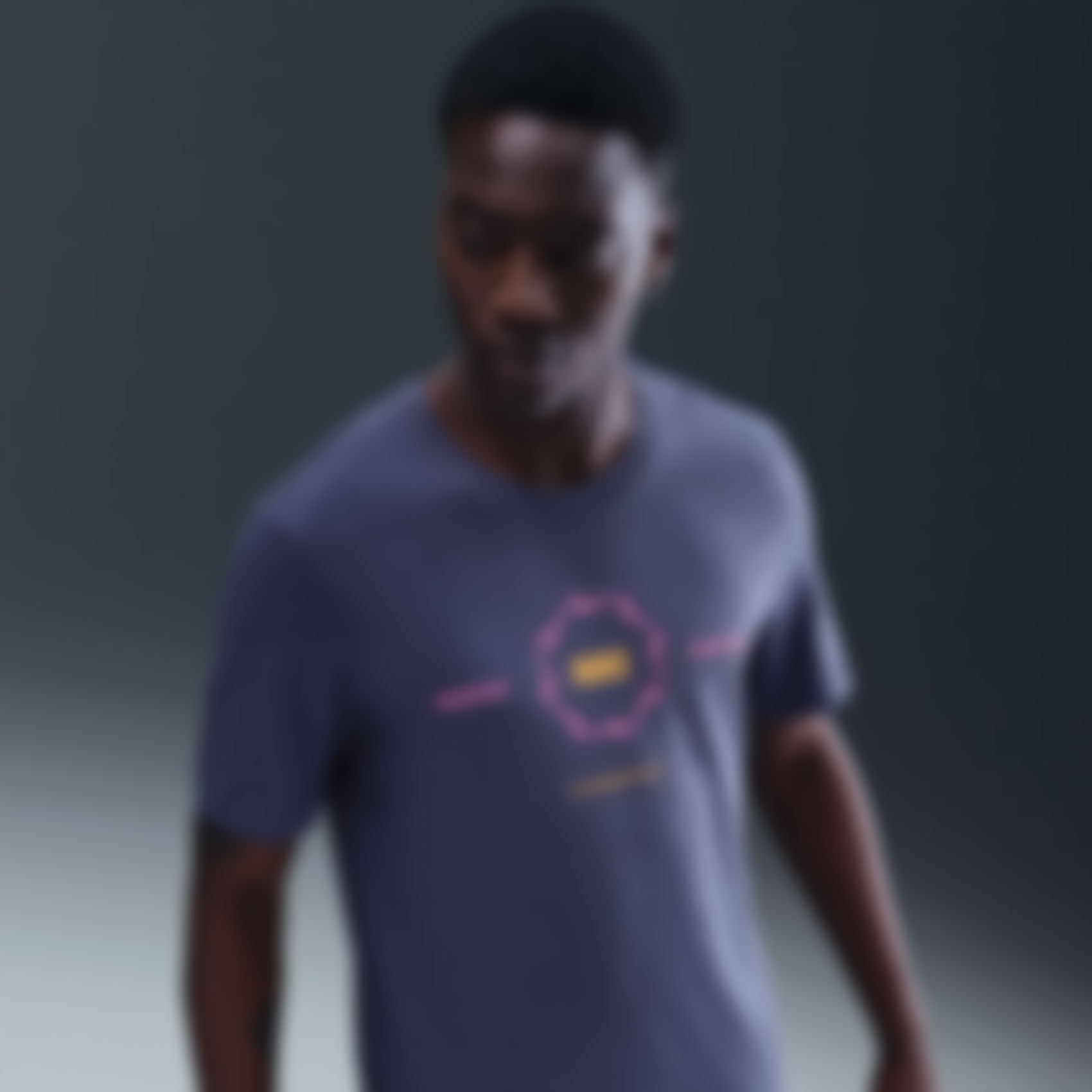 NIKE - Tee Swoosh Erkek Mavi Tişört