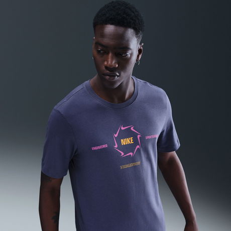 NIKE - Tee Swoosh Erkek Mavi Tişört
