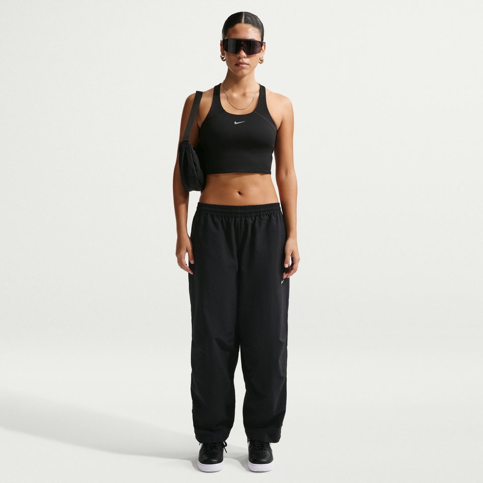 Tempo Dri-FIT Ms Crop Bra Tank Kadın Siyah Sporcu Sütyeni