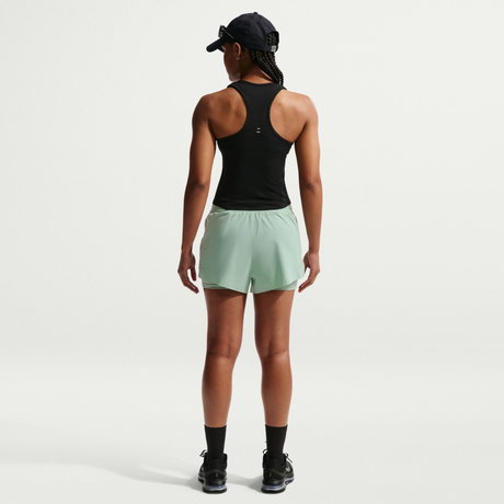 NIKE - Tempo Dri-FIT Crop Mesh Tank Kadın Siyah Atlet (1)
