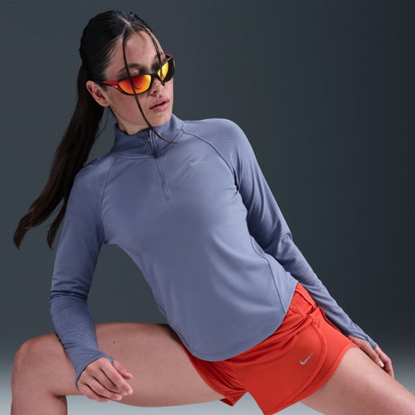 NIKE - Tempo Dri-FIT Flash HZ Kadın Mavi Sweatshirt