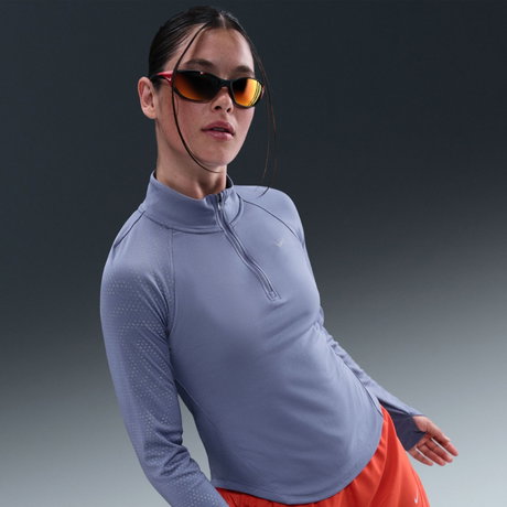 NIKE - Tempo Dri-FIT Flash HZ Kadın Mavi Sweatshirt (1)