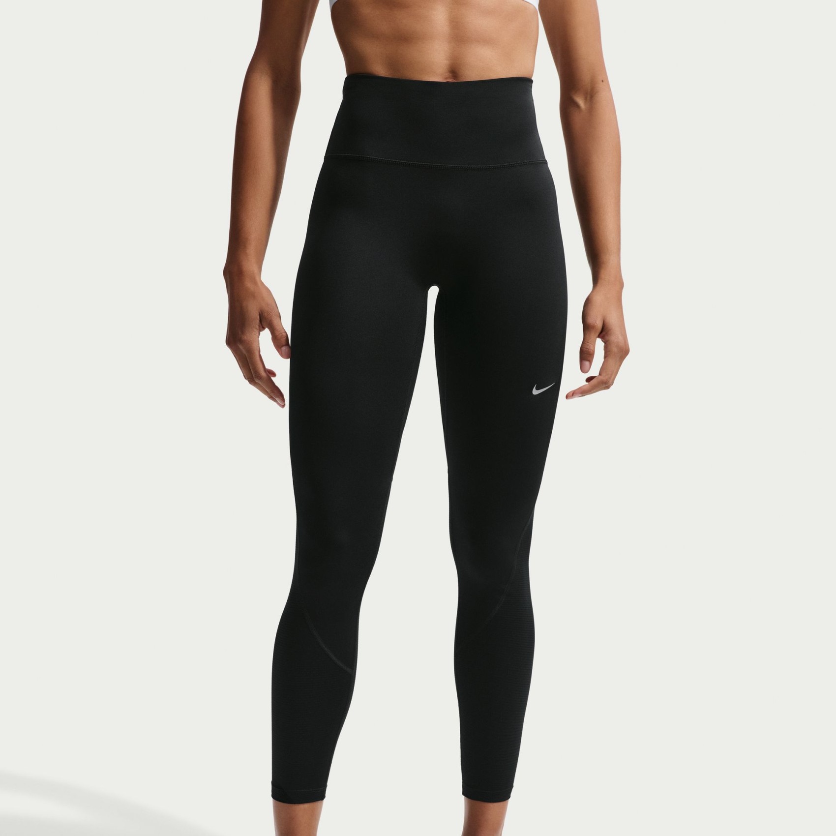 NIKE - Tempo Dri-FIT Hr 7/8 Mesh Tight Kadın Siyah Tayt