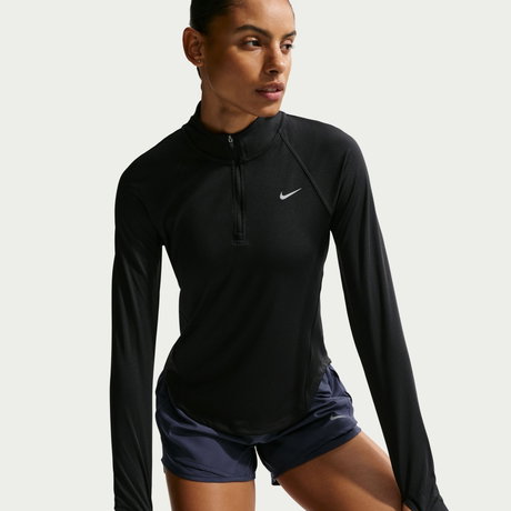 NIKE - Tempo Dri-FIT HZ TP Kadın Siyah Sweatshirt