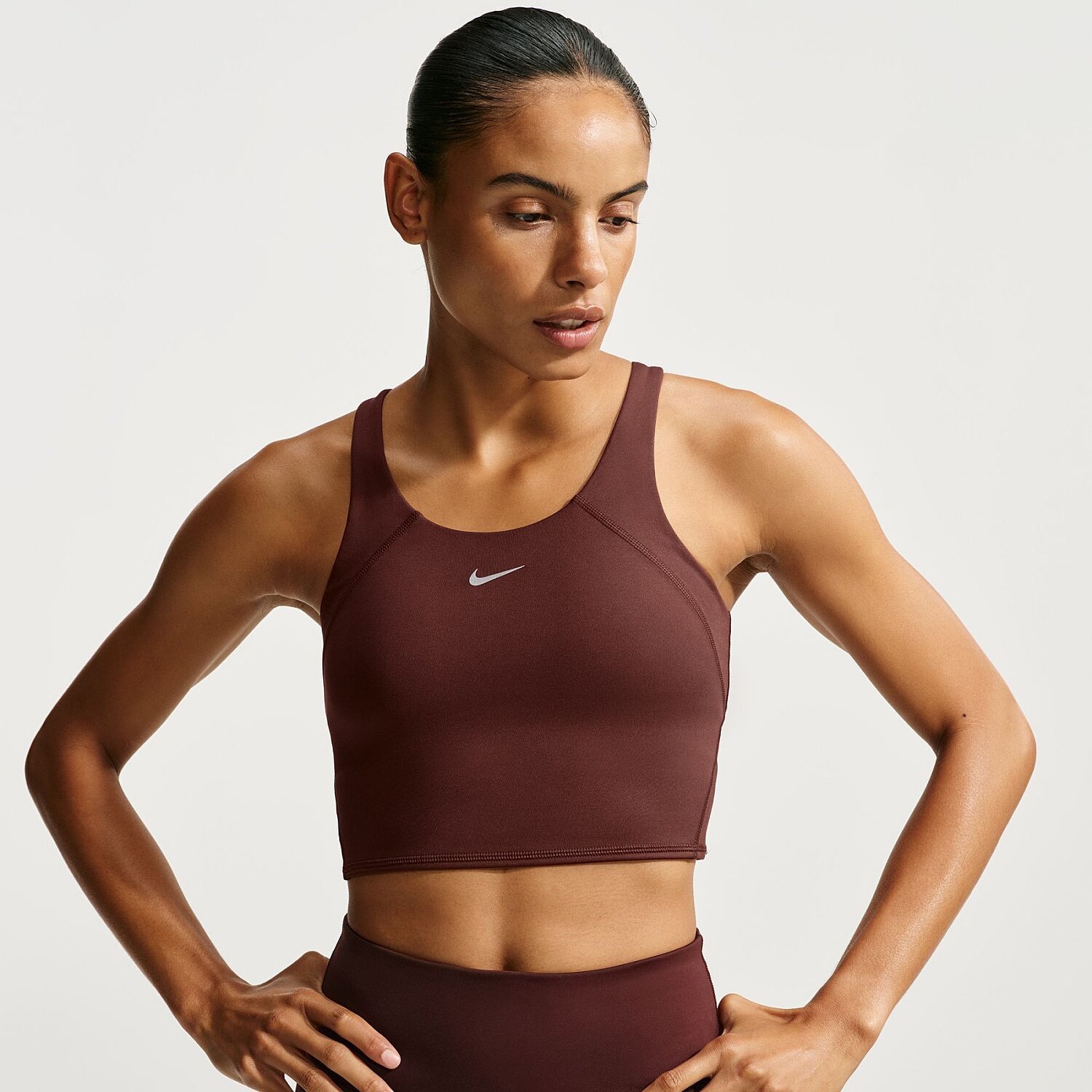 Женские Nike Tempo Dri-FIT Ms Crop Bra Tank Atlet
