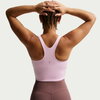 NIKE - Tempo Dri-FIT Ms Crop Bra Tank Kadın Pembe Sporcu Sütyeni (1)