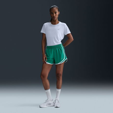 NIKE - Tempo Dri-FIT SS Top Kadın Beyaz Tişört