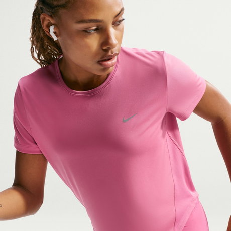 NIKE - Tempo Dri-FIT Ss Top Kadın Pembe Tişört