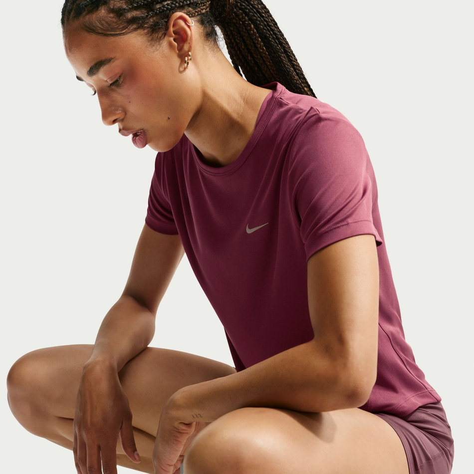 Tempo Dri-FIT Ss Top Kadın Pembe Tişört