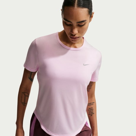 NIKE - Tempo Dri-FIT Ss Top Kadın Pembe Tişört