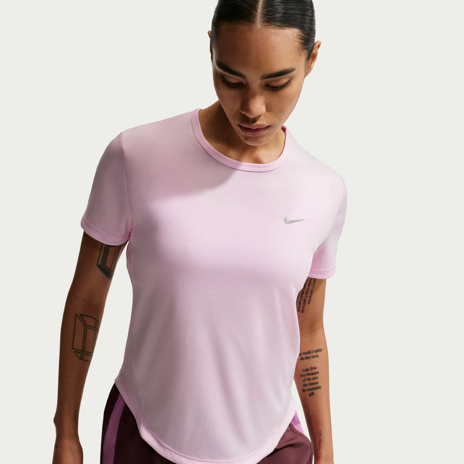Tempo Dri-FIT Ss Top Kadın Pembe Tişört