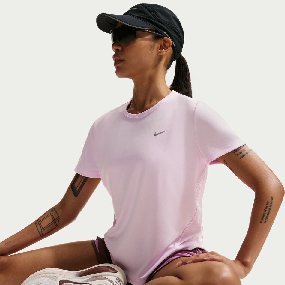 Tempo Dri-FIT Ss Top Kadın Pembe Tişört