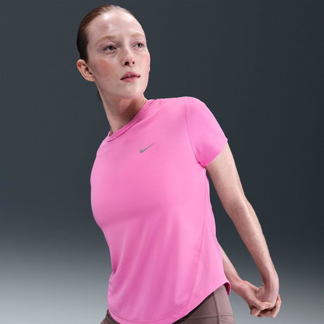 NIKE - Tempo Dri-FIT SS Top Kadın Pembe Tişört