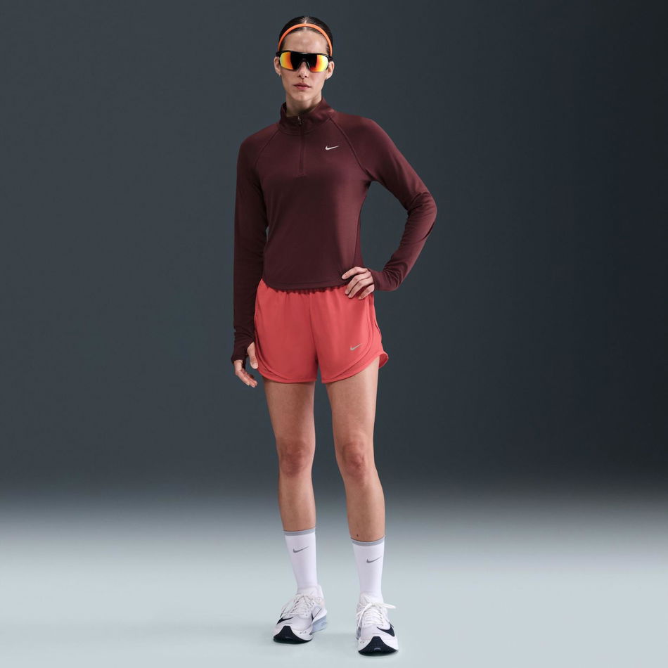 Tempo NVLT Dri-FIT HZ TP Kadın Bordo Sweatshirt