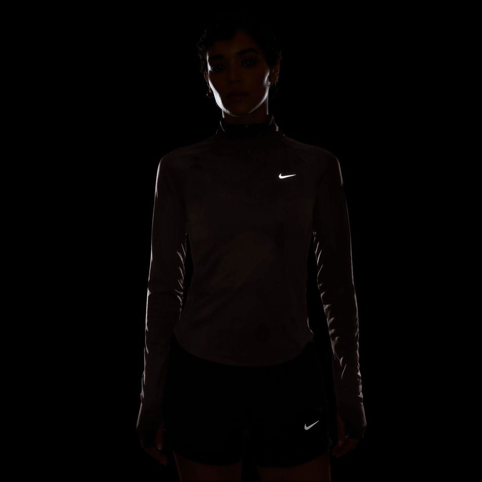 Tempo NVLT Dri-FIT HZ TP Kadın Bordo Sweatshirt