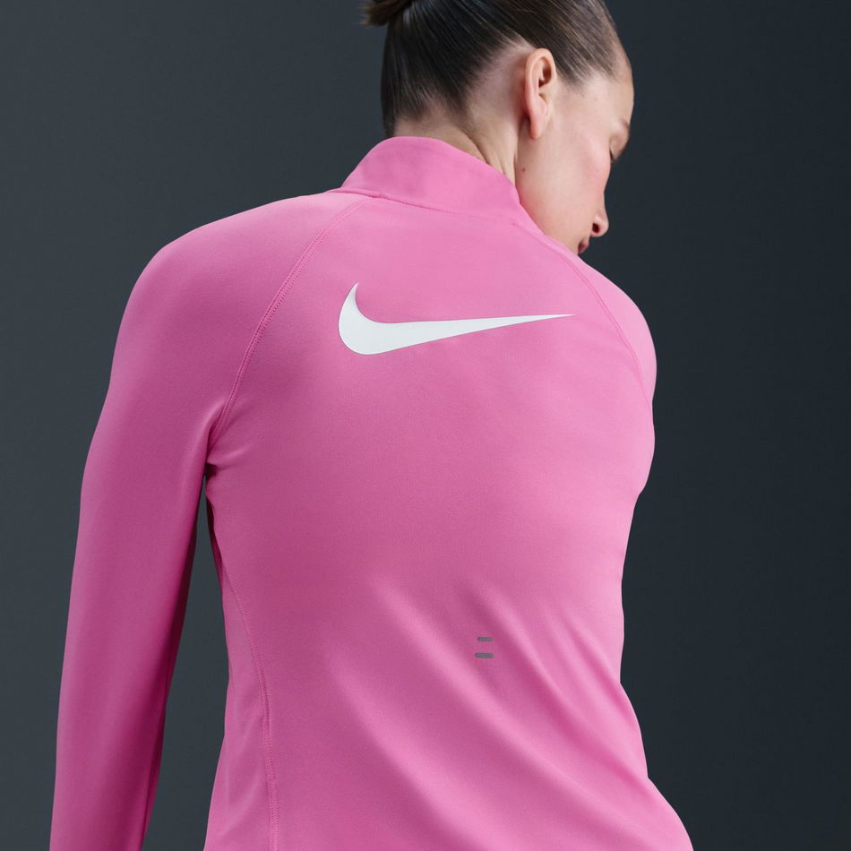 Tempo Swoosh HBR Dri-FIT HZ Top Kadın Pembe Sweatshirt