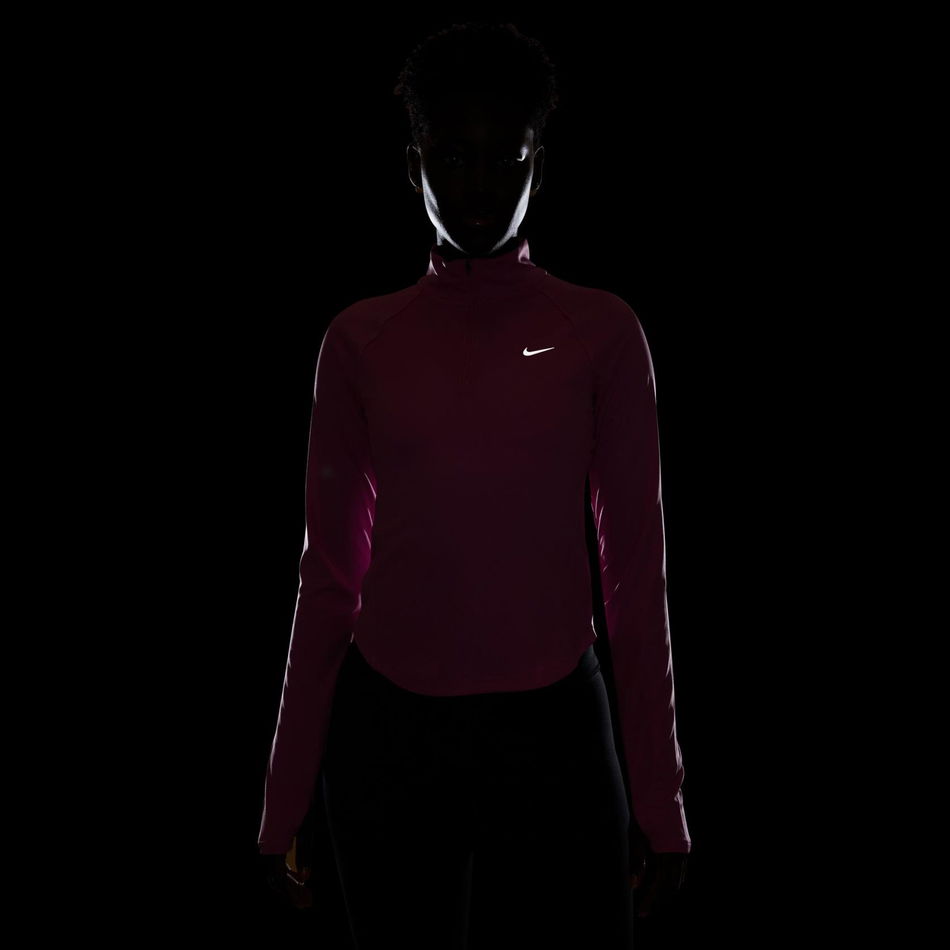Tempo Swoosh HBR Dri-FIT HZ Top Kadın Pembe Sweatshirt