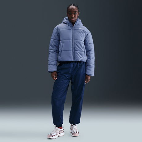 NIKE - Therma-FIT Classic Puffer Mont Kadın Mavi Mont