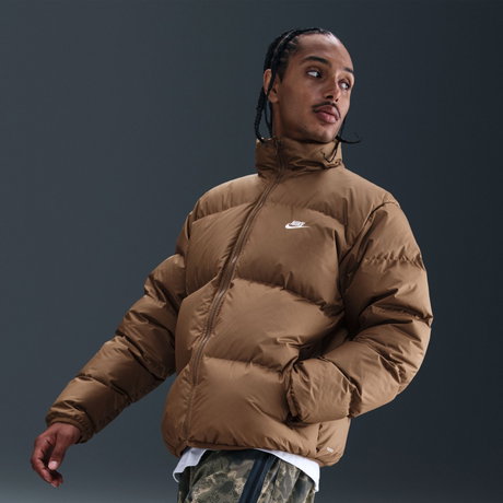 NIKE - Therma-FIT Club Puffer Jacket Erkek Kahverengi Mont