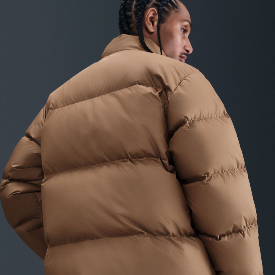 Therma-FIT Club Puffer Jacket Erkek Kahverengi Mont