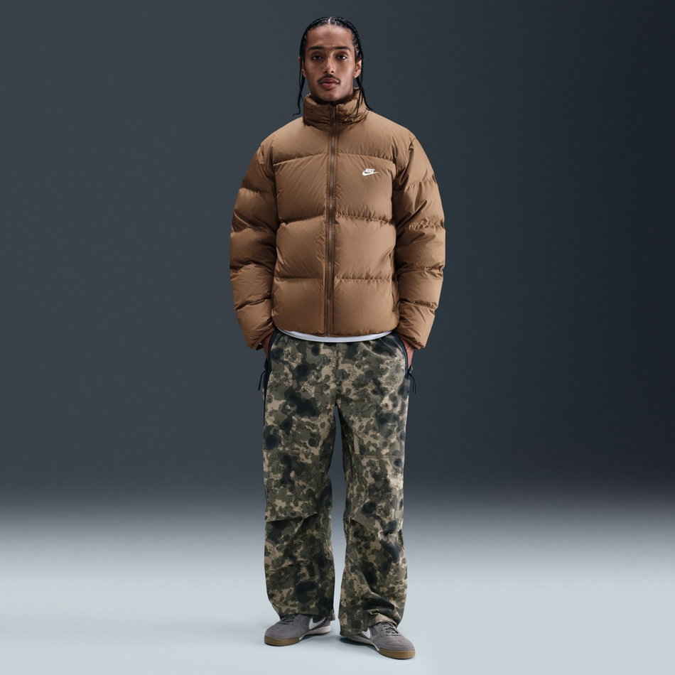 Therma-FIT Club Puffer Jacket Erkek Kahverengi Mont