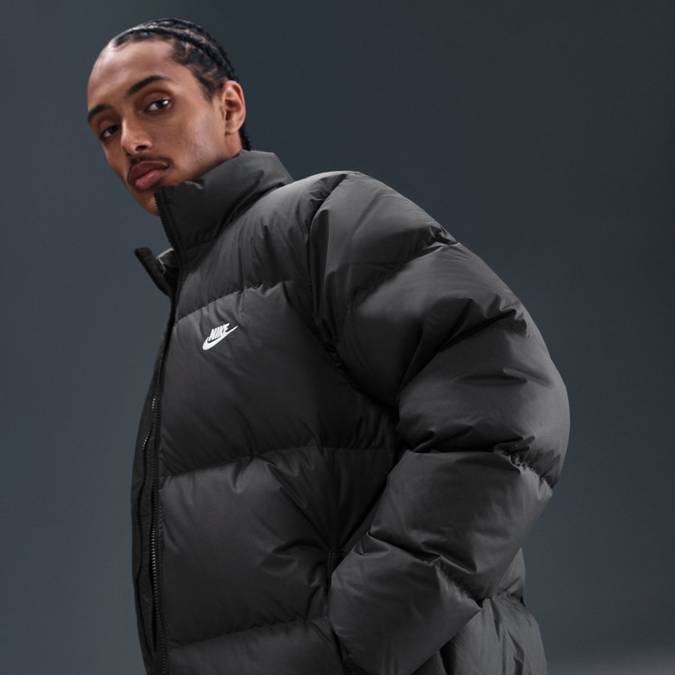 Therma-FIT Club Puffer Jacket Erkek Siyah Mont