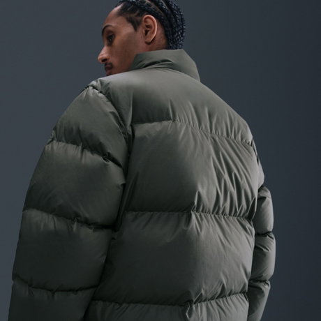 NIKE - Therma-FIT Club Puffer Jacket Erkek Yeşil Mont (1)