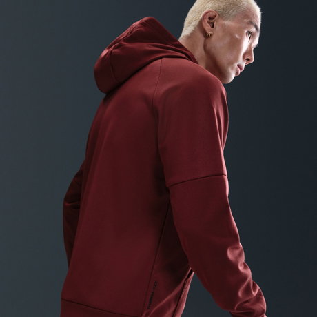 NIKE - Therma-FIT Hoodie FZ Erkek Bordo Sweatshirt (1)