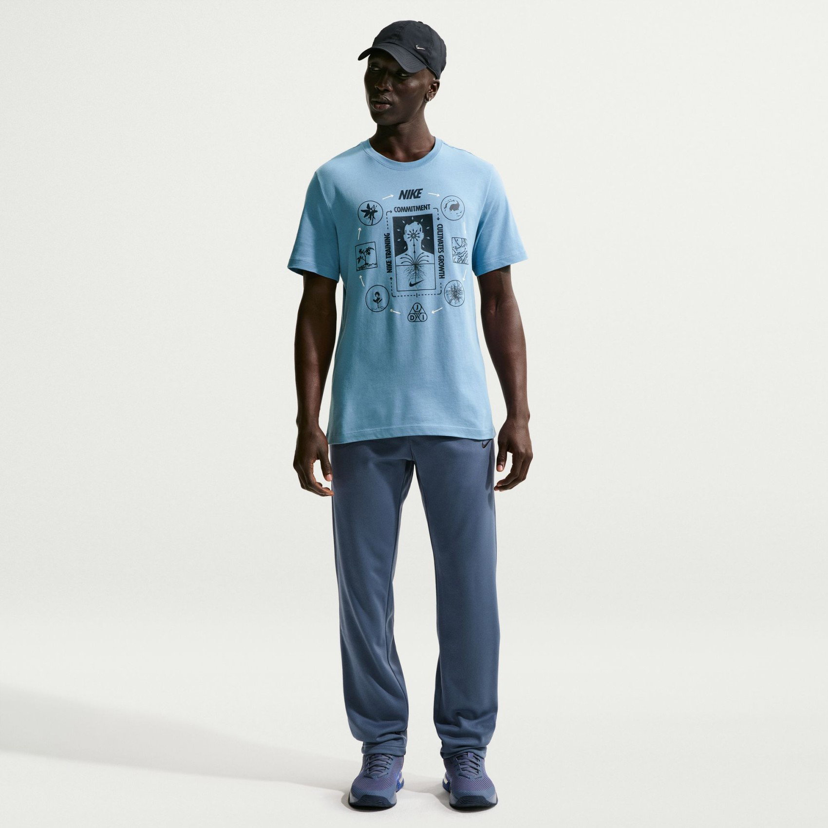 Nike Therma-FIT Pant Regular Erkek Mavi Eşofman Altı DQ4856-491