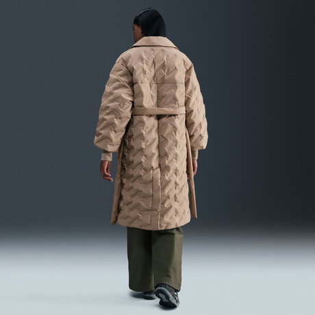 NIKE - Therma-FIT Swoosh Series Oversized Down Kadın Bej Trençkot (1)