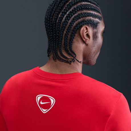 NIKE - Total 90 Tee 2 Erkek Kırmızı Tişört (1)