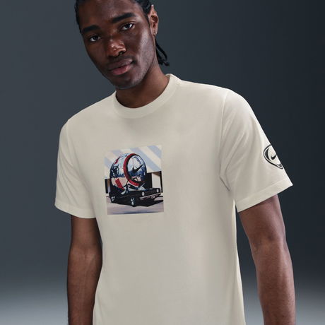 NIKE - Total 90 Tee Erkek Bej Tişört
