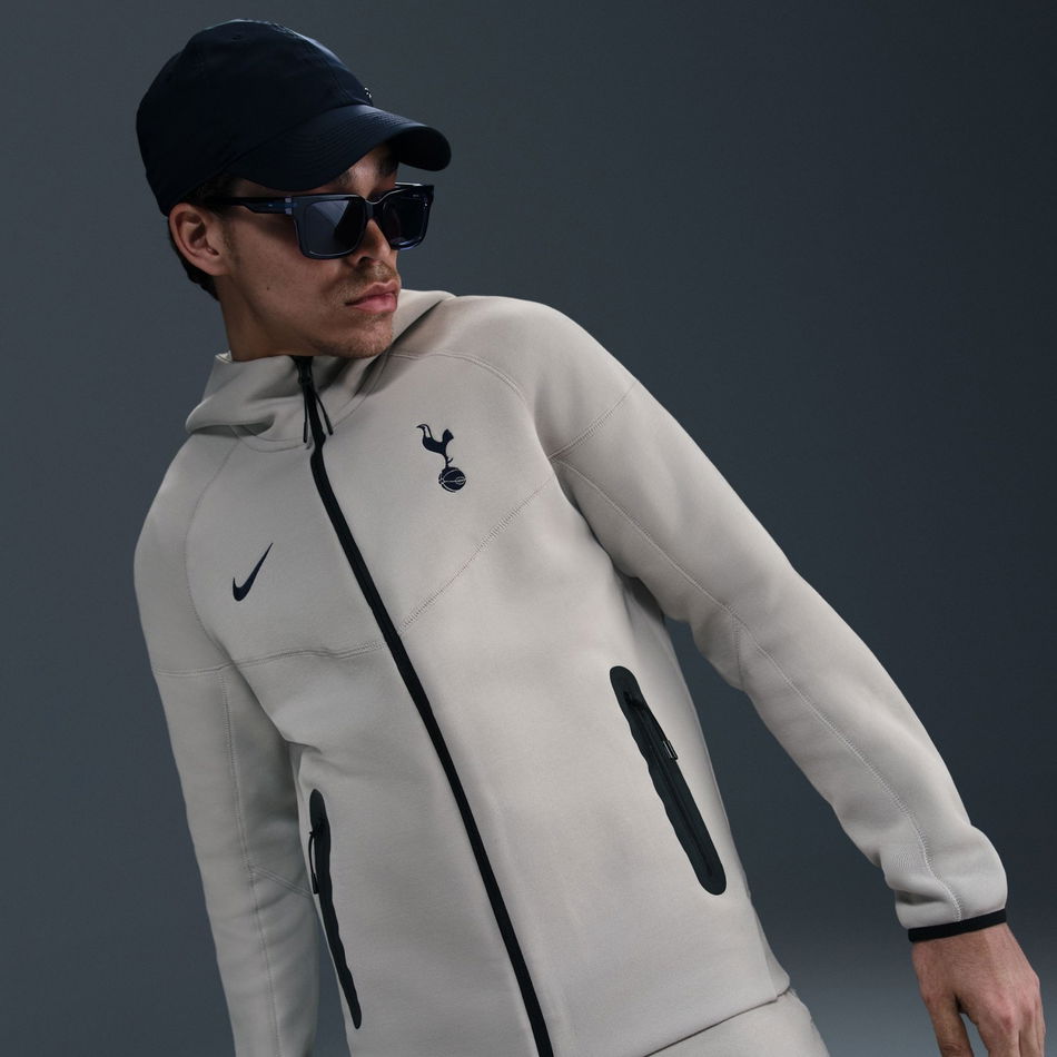 Tottenham Hotspur Tech Fleece FZ Hoodie Erkek Sweatshirt