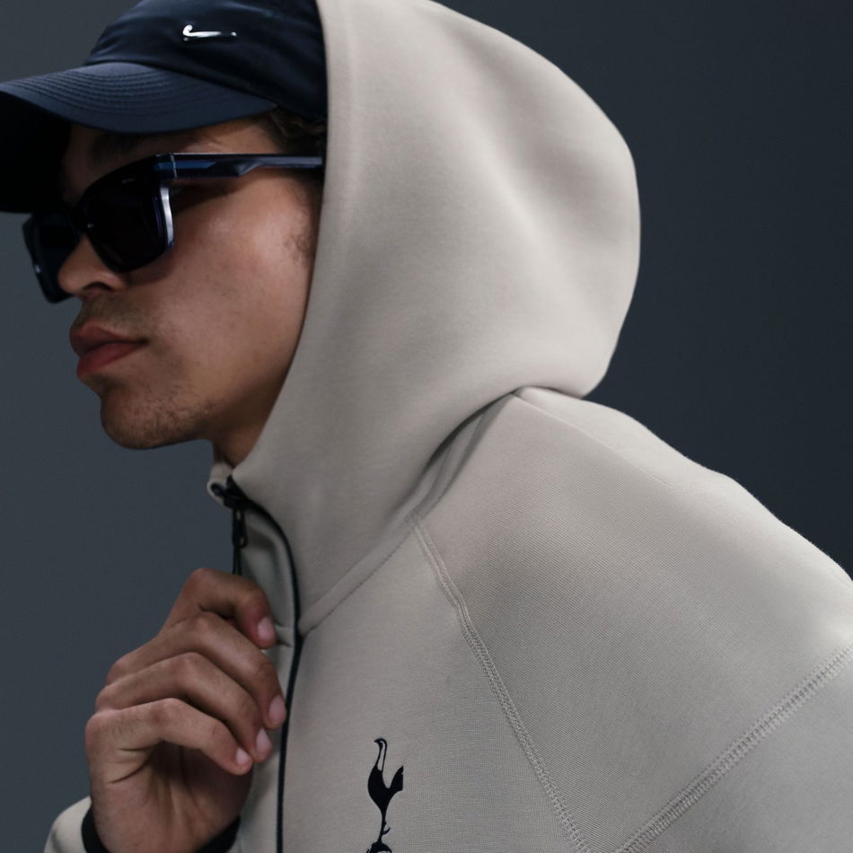 Tottenham Hotspur Tech Fleece FZ Hoodie Erkek Sweatshirt