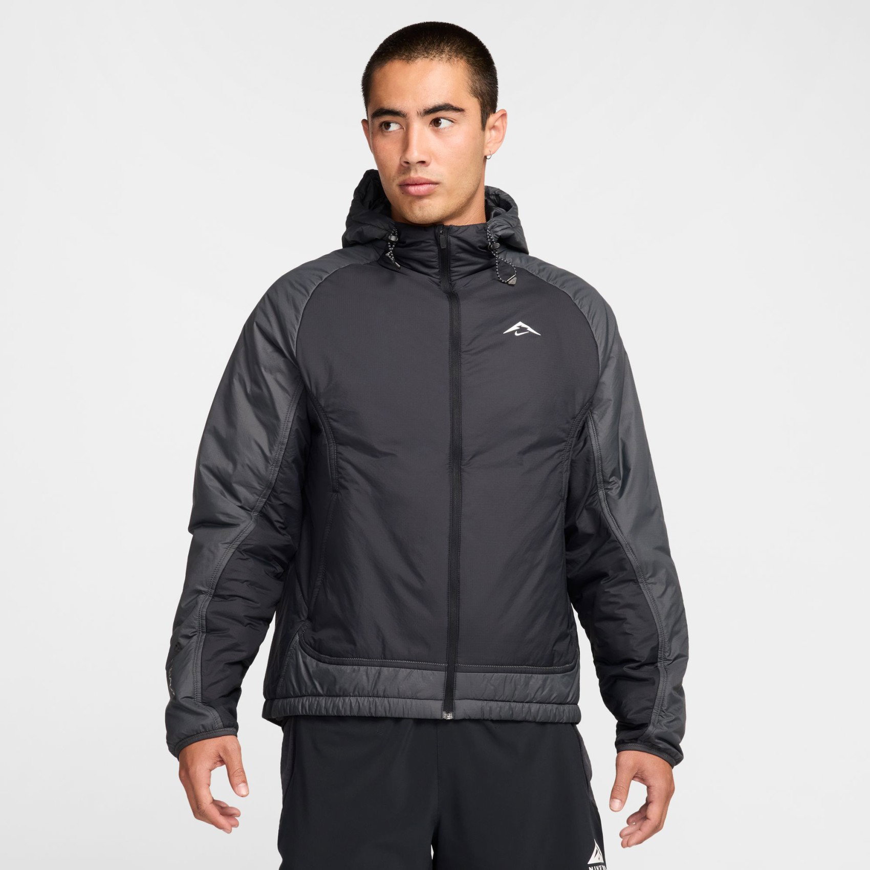 NIKE ナイキ トレイル PrimaLoft Therma-FIT ジャケット Nike Trail PrimaLoft Therma-FIT Erkek Siyah Koşu Ceketi FZ0003-010