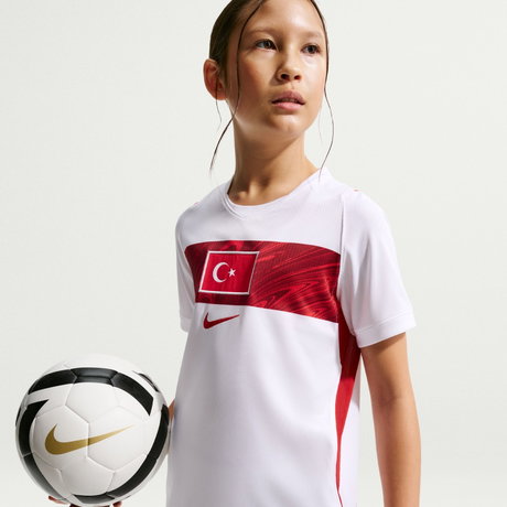 NIKE - Türkiye Milli Takımı 2026 Beyaz Çocuk Deplasman Forması 