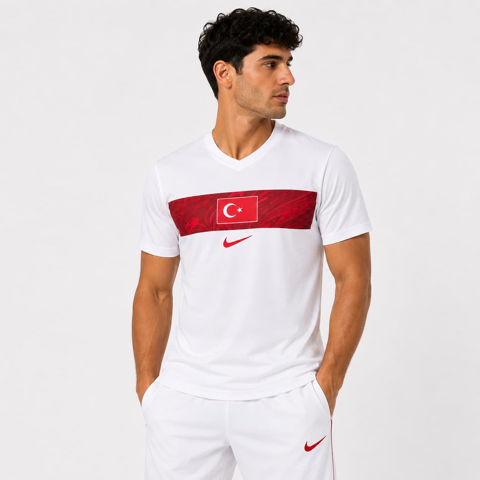 Türkiye Milli Takımı 2026 Deplasman Erkek Beyaz Forma
