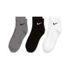 NIKE - Unisex Everyday Lightweight Ankle Çorap (3 Çift) (1)