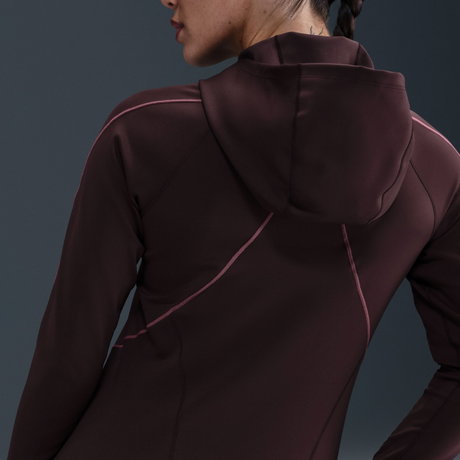 NIKE - Universa Dri-FIT HD LS Top Kadın Bordo Sweatshirt (1)