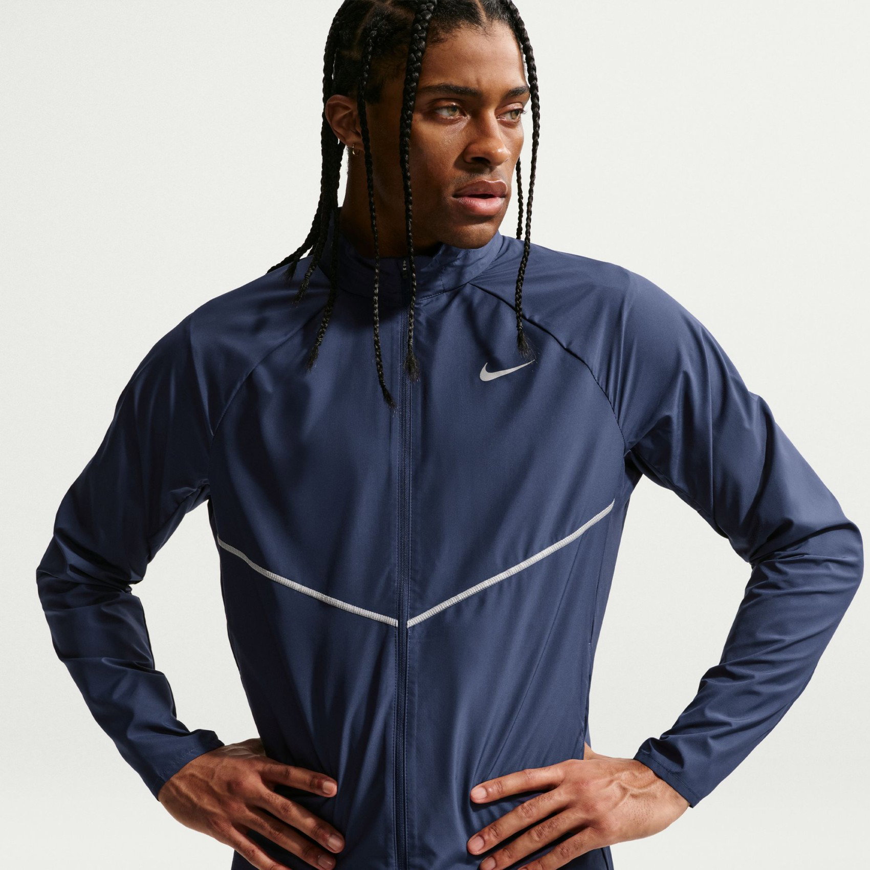 Nike UV Repel Miler Jacket Erkek Mavi Ceket IF2369-410