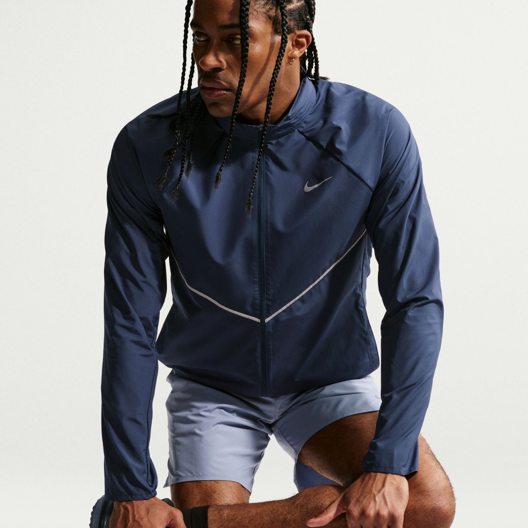 Nike UV Repel Miler Jacket Erkek Mavi Ceket IF2369-410