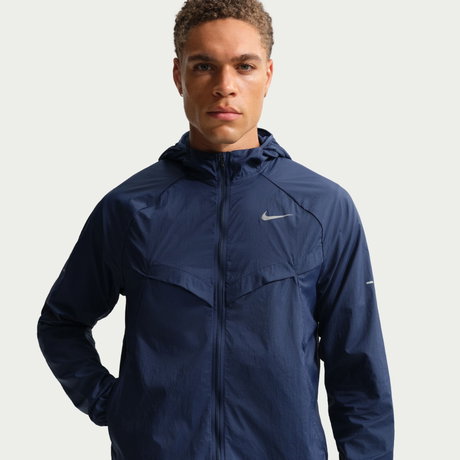 NIKE - UV Repel Stride Jacket Erkek Mavi Ceket